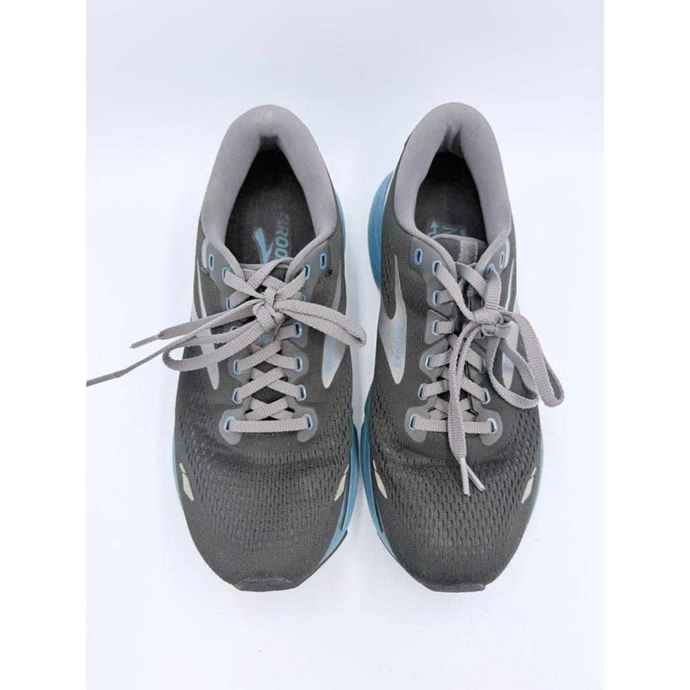 Brooks Ghost 15 Mens 8 Black Blue Gray Running Shoes Sneakers - Picture 8 of 8